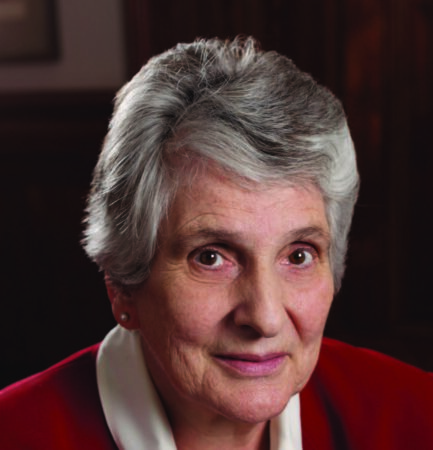 Chair of the St. Joseph's Hamilton Joint Boards of Governors, Barbara Beaudoin looking directly at the camera